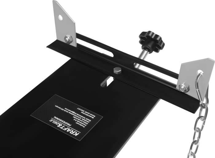 Adaptor cric cutie viteze 600 kg, placa reglabila 330x200 mm, lant siguranta 630 mm (KD12544) [8]