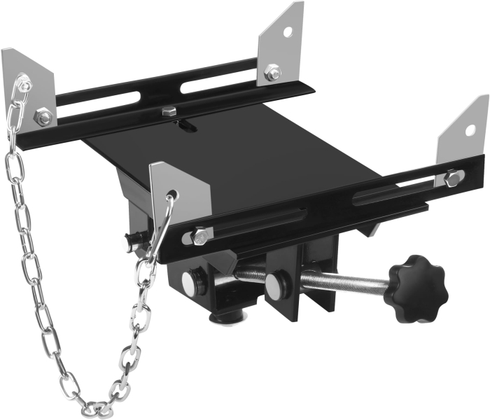 Adaptor cric cutie viteze 600 kg, placa reglabila 330x200 mm, lant siguranta 630 mm (KD12544) [2]