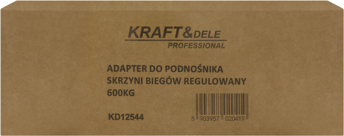 Adaptor cric cutie viteze 600 kg, placa reglabila 330x200 mm, lant siguranta 630 mm (KD12544) [11]