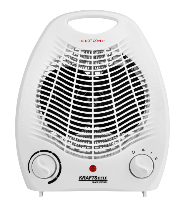 Aeroterma electrica 2000W cu termostat reglabil si functie aer rece (KD6513) [3]