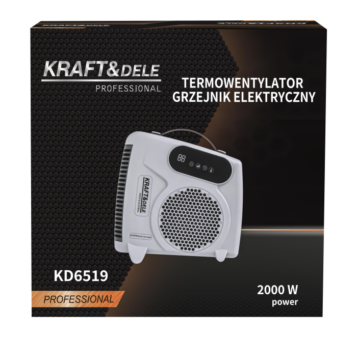 Aeroterma electrica 2000W cu ventilator si telecomanda  (KD6519) [11]