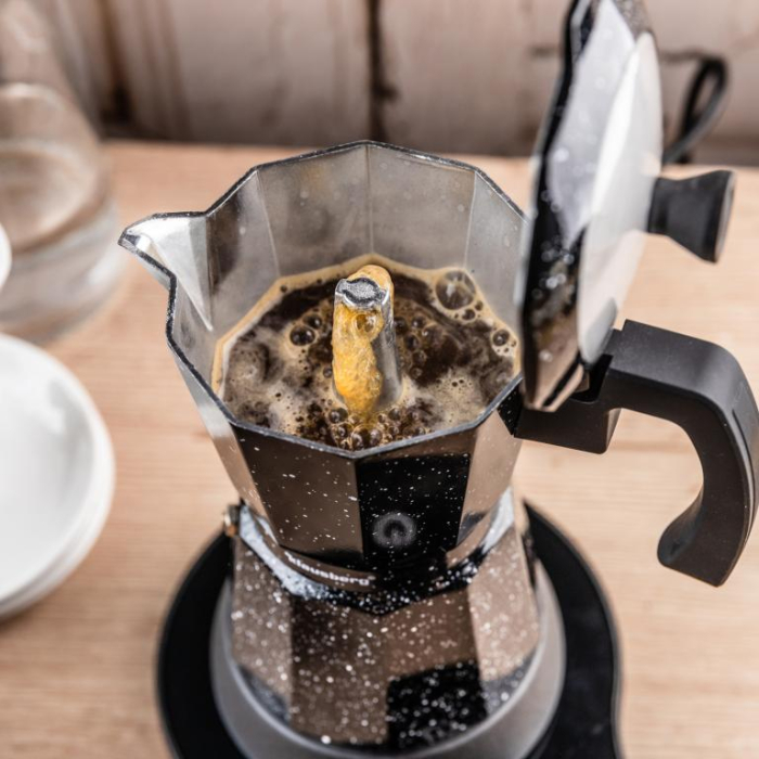 Aparat cafea espresso electric moka 500W 6 cesti cu incalzire integrata (KB-7998) [3]