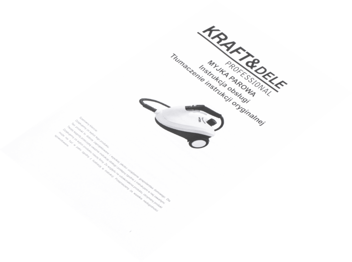 Aparat de curatat cu abur, 2500W 2L + accesorii (KD5393) [8]