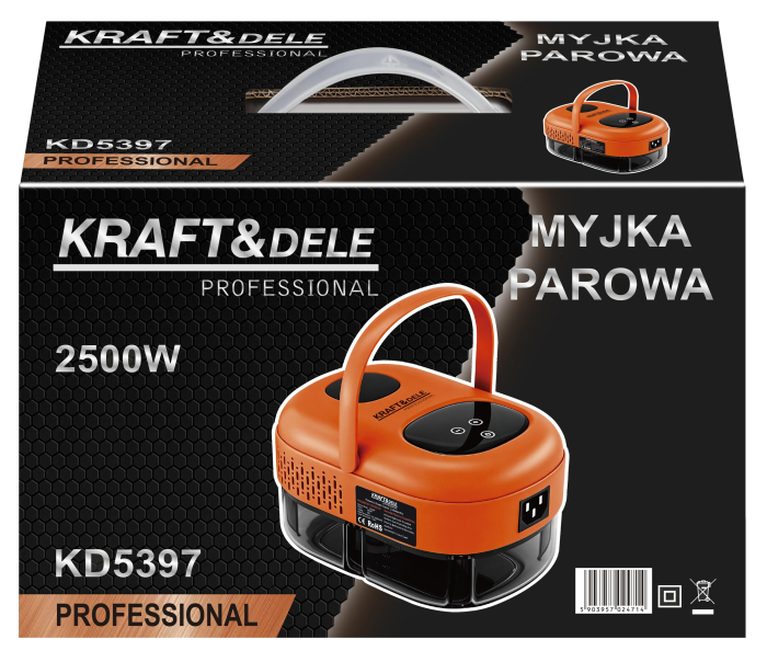 Aparat de curatat cu abur 2500W, rezervor 1L (KD5397) [15]
