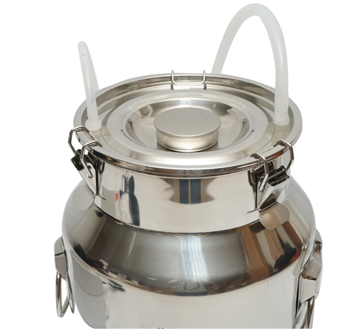 Aparat de muls 60W, 220V cu 1 post pentru vaci, bidon inox 14L (DISPL02) [4]