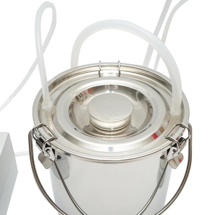 Aparat de muls 60W, 220V cu 1 post pentru vaci, bidon inox 5L (DISPL01) [4]