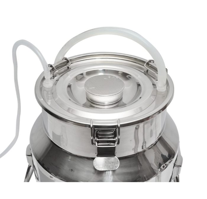 Aparat de muls portabil cu 1 post pentru vaci bidon inox 18l (DISGM18) [3]