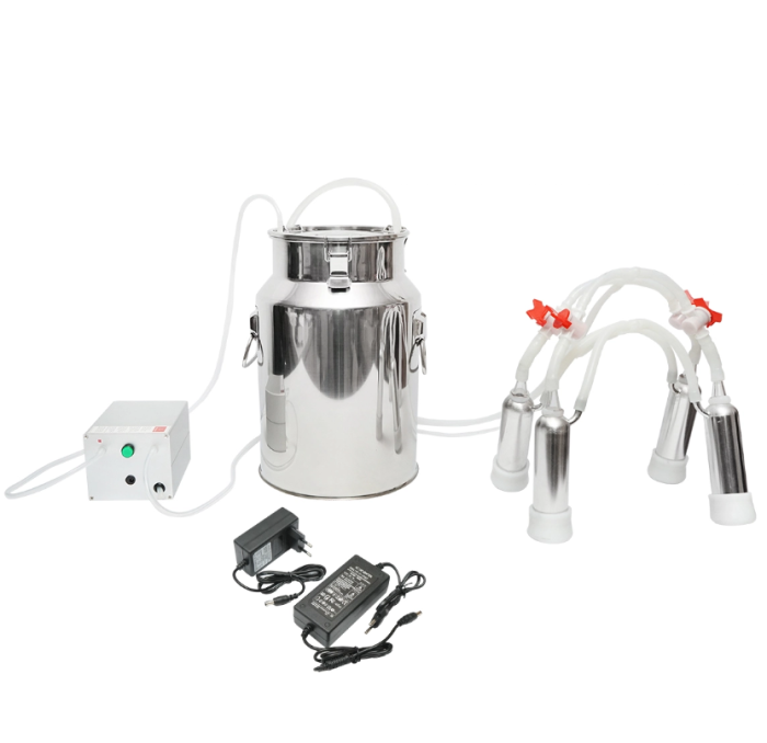 Aparat de muls portabil cu 1 post pentru vaci bidon inox 18l (DISGM18) [1]