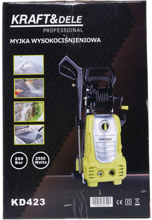 Aparat de spalat cu presiune 250 bar 2500W cu accesorii pentru curatare auto si suprafete (KD423) [21]