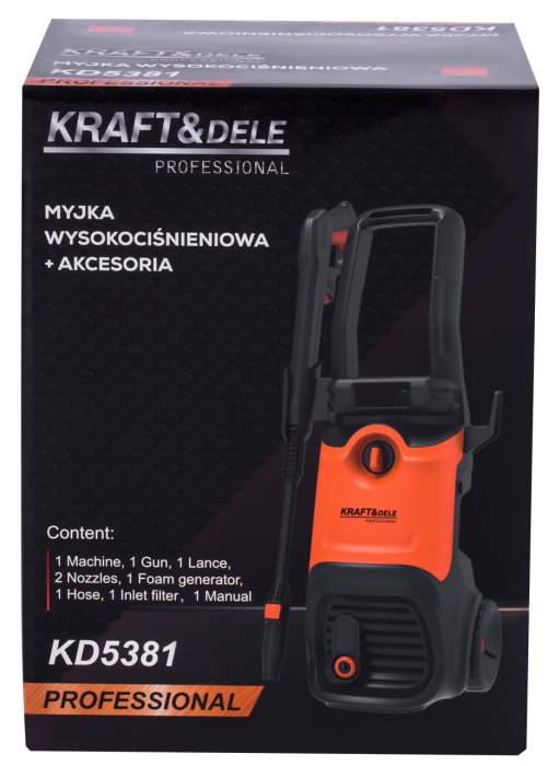 Aparat de spalat jet cu presiune, 3000 W, 240 bar 9 Lmin (KD5381) [11]