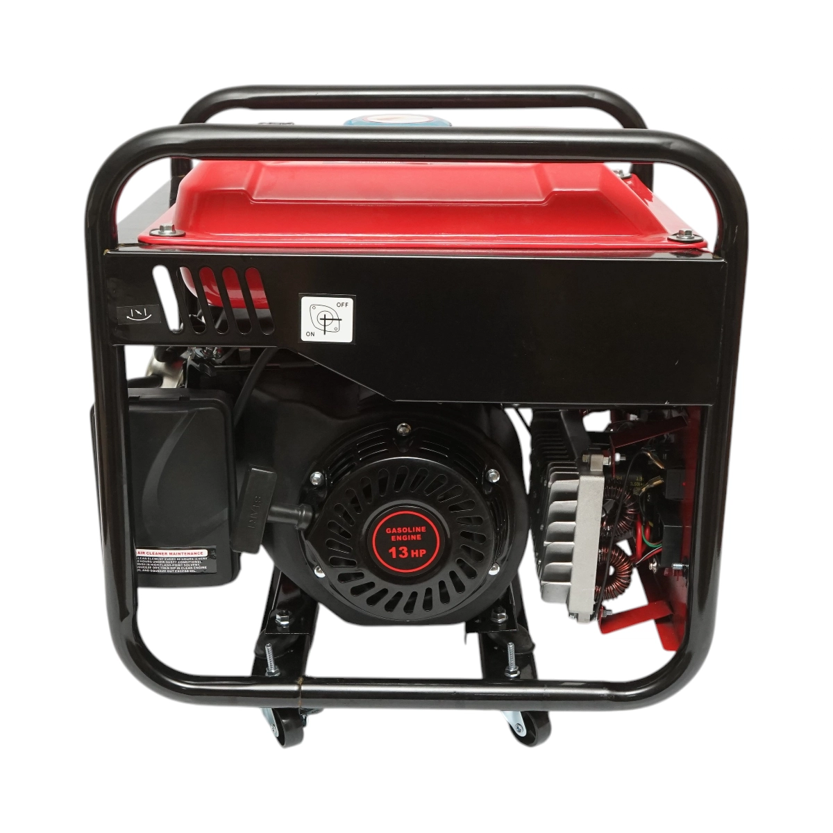 Aparat de sudura 160A cu generator electric 5KW/220V, motor pe benzina 13CP, pornire manuala Breckner Germany DISTW23 (BK76319) [5]