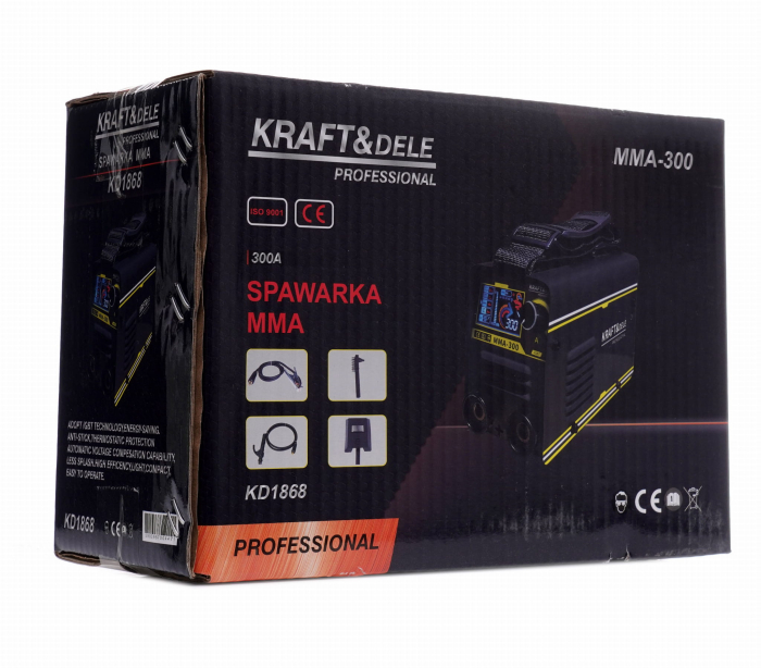 Aparat de sudură cu invertor MMA IGBT LCD 300A (KD1868) [15]