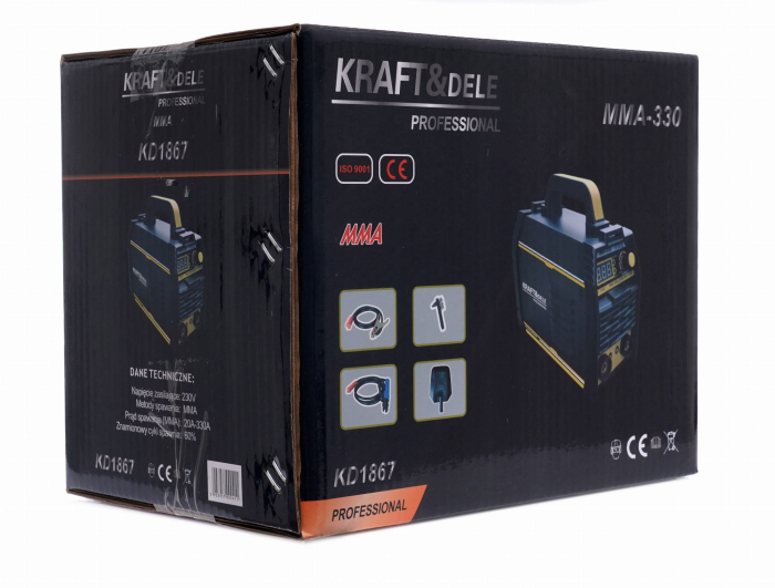 Aparat de sudură cu invertor MMA IGBT LCD 330A (KD1867) [15]