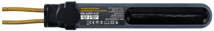 Aparat de sudura plastic fara fir 4,2V cu 300 capse si baterie 2000 mAh PM1670  (PM-AZDP-4.2T) [2]