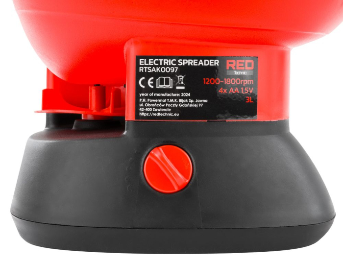 Aparat electric de imprastiat seminte si ingrasaminte 6V 3L 1200-1800 rpm (RTSAK0097) [6]