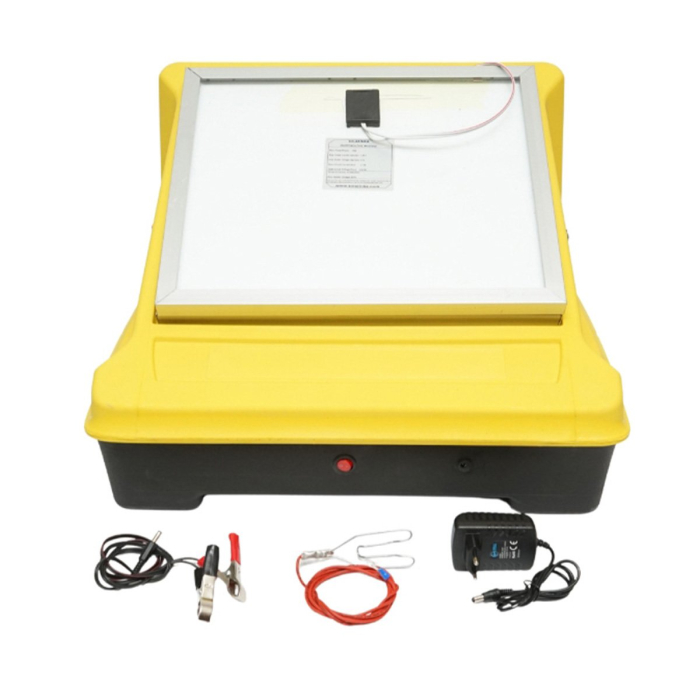 Aparat gard electric 10 J, 12.000 V, panou solar 25W și baterie 12V 25Ah (DISPK77) [3]