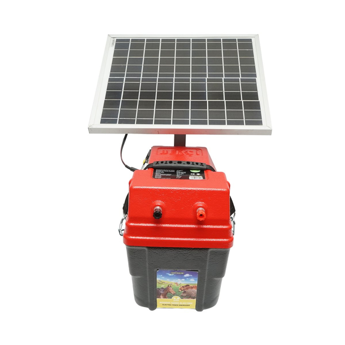 Aparat gard electric 6,9 J, 12-220V, baterie 12V 14Ah și panou solar 20W DISMR44 (BT117) [2]