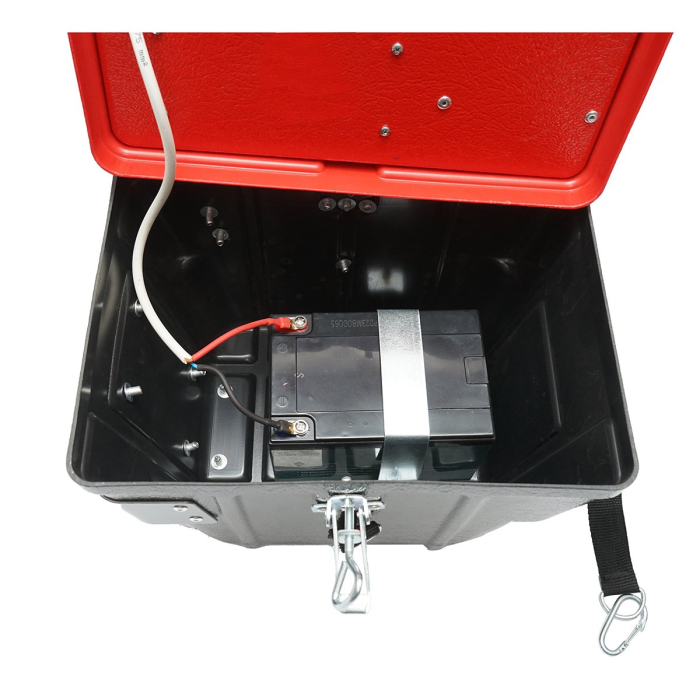 Aparat gard electric 6,9 J, 12-220V, baterie 12V 14Ah și panou solar 20W DISMR44 (BT117) [8]