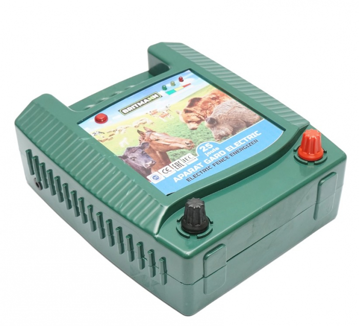 Aparat generator impulsuri 25 Joule pentru gard electric 12V 220V (BT116) [4]