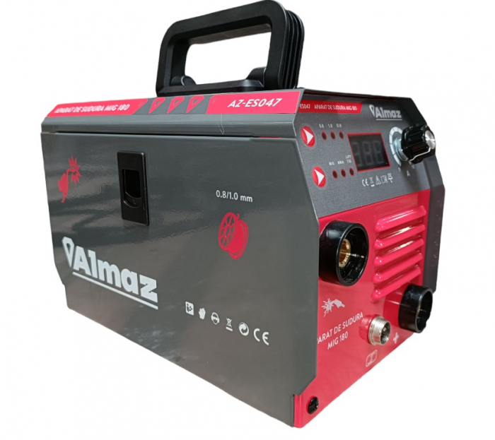 Aparat invertor de sudura MIG 180 sarma fara gaz  (AZ-ES047) [5]