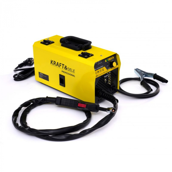 Aparat, invertor de sudura MIG 200A sarma fara gaz + 2 role + accesorii (KD810+2F) [2]