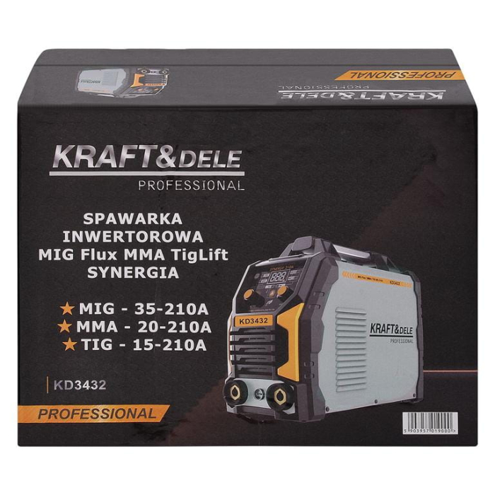 Aparat Invertor de sudura MMA, Lift-TIG, 210A, 0,6-1,2mm sarma flux (KD3432) [21]