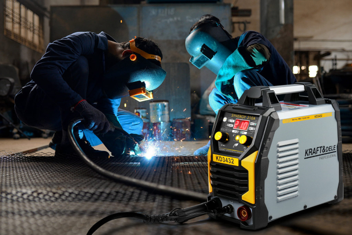Aparat Invertor de sudura MMA, Lift-TIG, 210A, 0,6-1,2mm sarma flux (KD3432) [18]