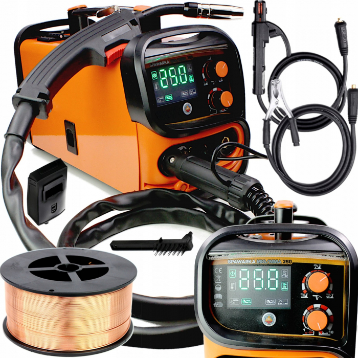 Aparat, invertor sudura MIG MMA 250A sarma flux fara gaz (KD1875) [2]