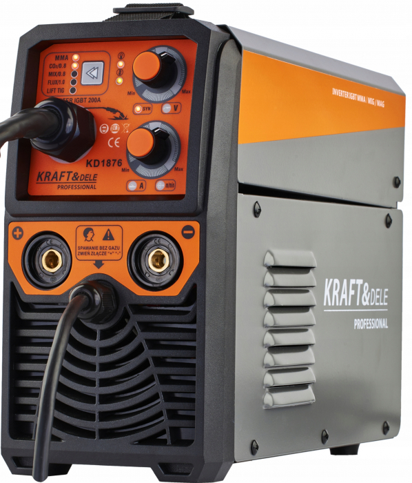 Aparat invertor sudura MIG MAG MMA 200A electrozi sarma cu- si fara gaz + accesorii (KD1876) [13]