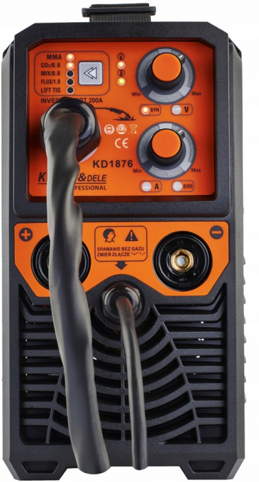 Aparat invertor sudura MIG MAG MMA 200A electrozi sarma cu- si fara gaz + accesorii (KD1876) [10]