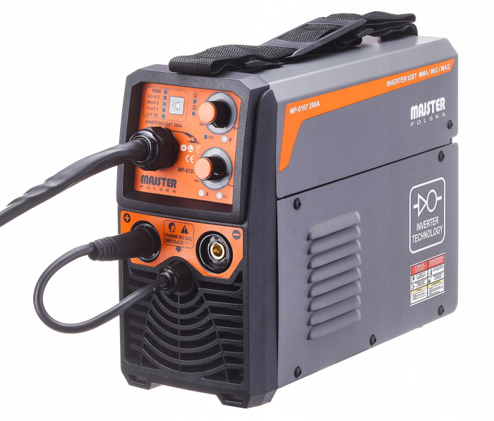 Aparat invertor  sudura MIG MAG MMA 200A electrozi sarma cu- si fara gaz + accesorii (MP0107) [6]