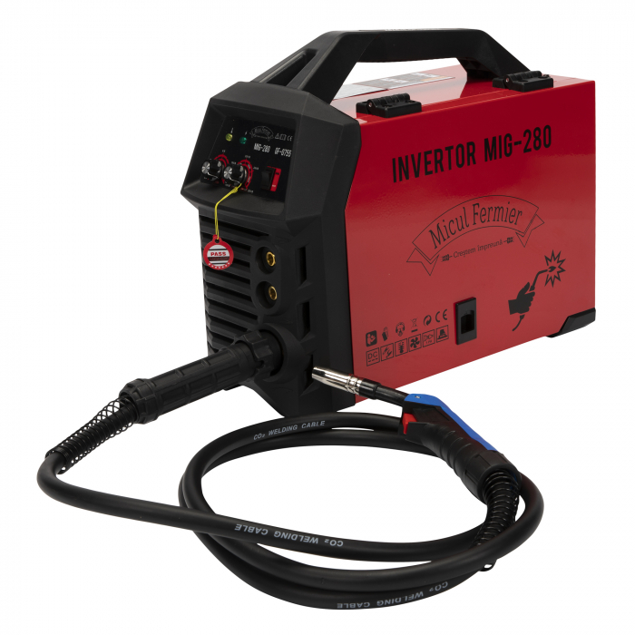 Aparat invertor sudura MIG MMA 280A electrozi 4mm sarma flux fara gaz 1.2mm (GF-0755) [4]