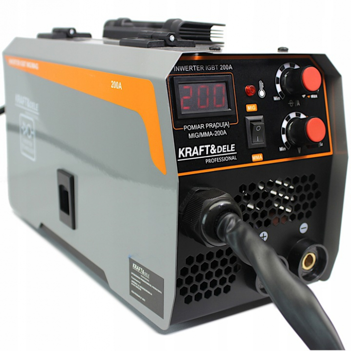 Aparat invertor sudura MIG MMA 200A + rola sarma electrozi sarma flux fara gaz (200A+F) [8]