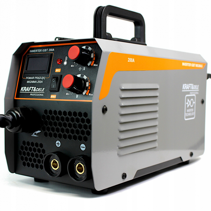 Aparat invertor sudura MIG MMA 200A + rola sarma electrozi sarma flux fara gaz (200A+F) [9]