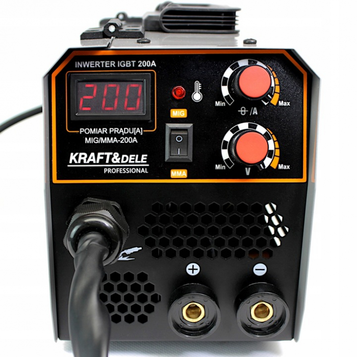Aparat invertor sudura MIG MMA 200A + rola sarma electrozi sarma flux fara gaz (200A+F) [7]