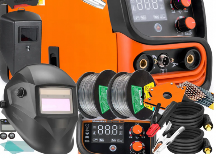 Aparat, invertor sudura MIG MMA 250A sarma flux fara gaz + Masca sudura cu inchidere automata + accesori sudura (KD1875+V75207+AZ-ES019+RSZ+KD1153+KD1896) [1]