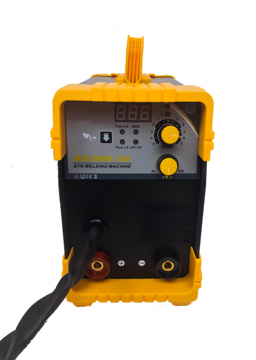Aparat invertor sudura MIG MMA 350A + 2 role fir flux fara gaz + accesorii (SR-2008+2F) [7]