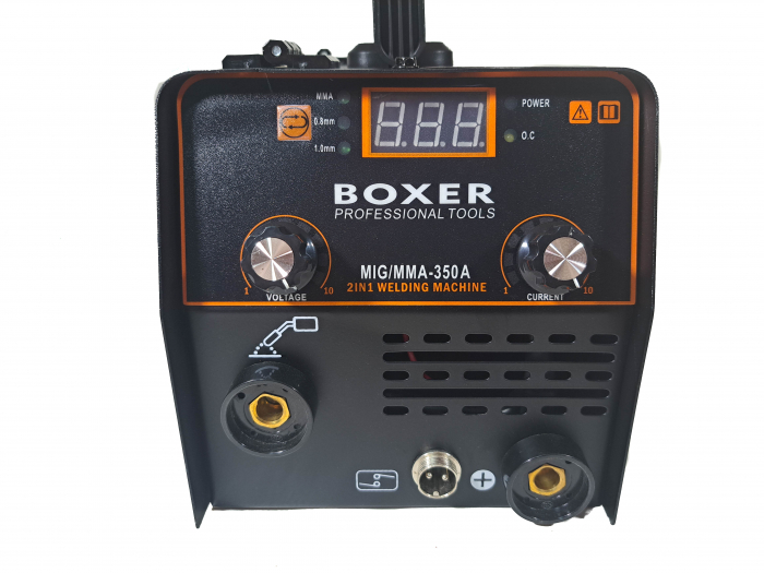 Aparat invertor sudura MIG MMA 350A + 2 role fir flux fara gaz + accesorii (SR-2020+2F) [4]