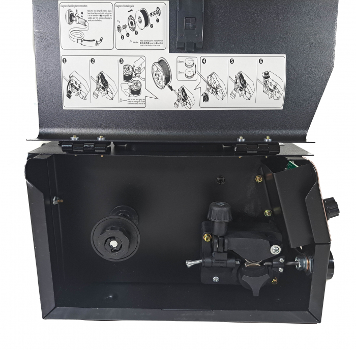 Aparat invertor sudura MIG MMA 350A + 2 role fir flux fara gaz + accesorii (SR-2020+2F) [3]