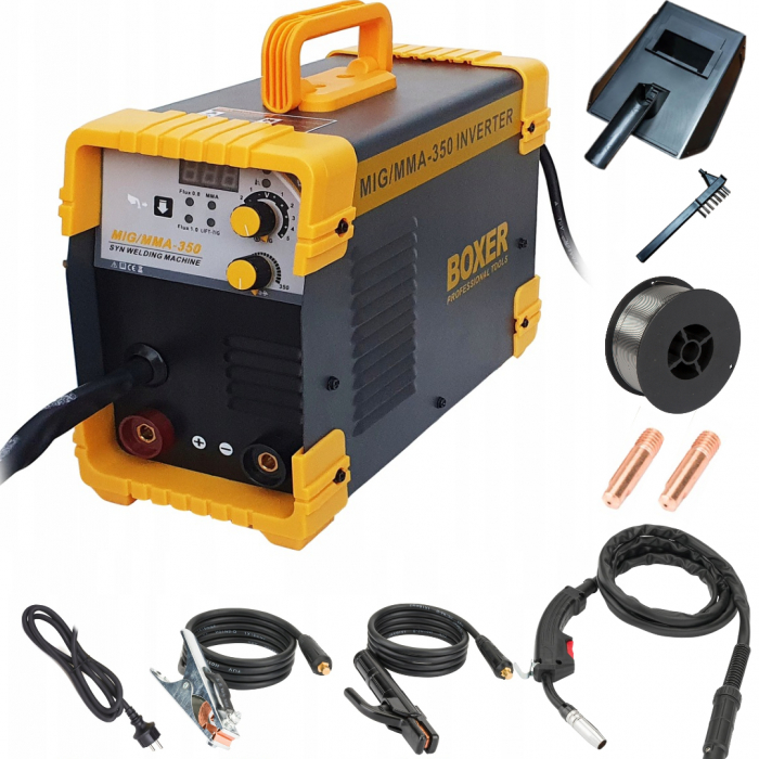Aparat, invertor sudura MIG MMA 350A + fir flux fara gaz + accesorii (SR-2008+F) [10]