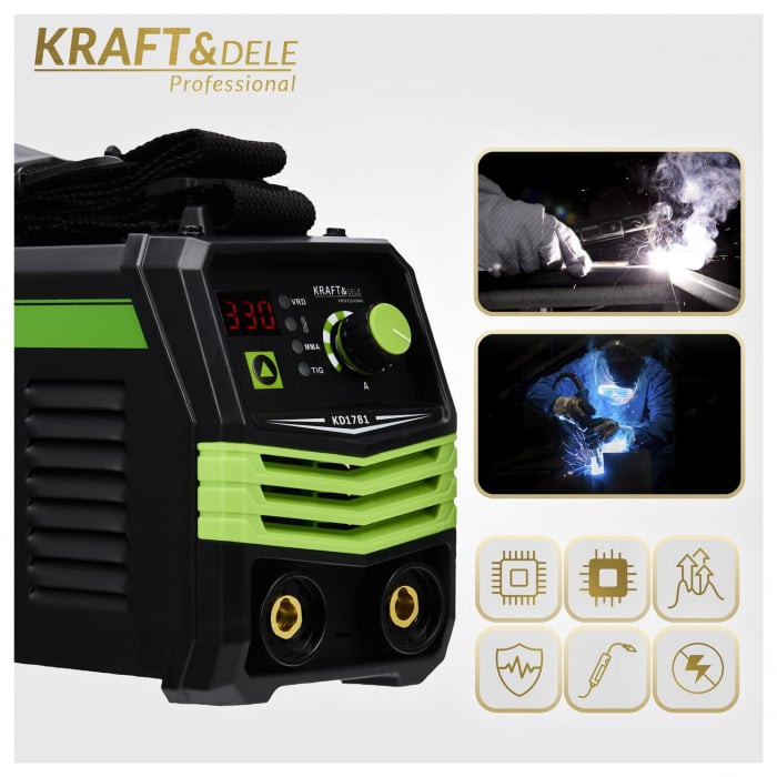 Aparat invertor sudura sudat 330 Amperi + accesorii (KD1781) [18]