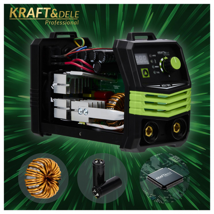 Aparat invertor sudura sudat 330 Amperi + accesorii (KD1781) [13]
