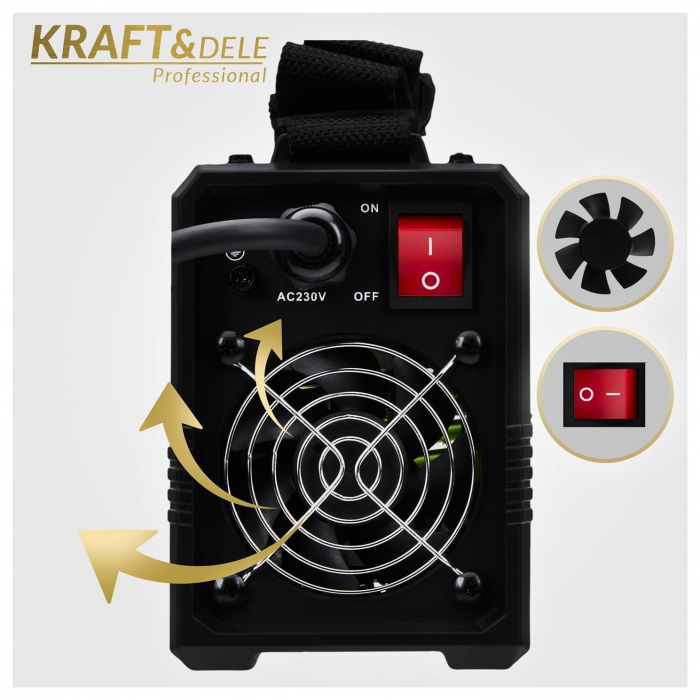 BlackFriday Aparat invertor sudura sudat 330 Amperi + accesorii (KD1781) [14]