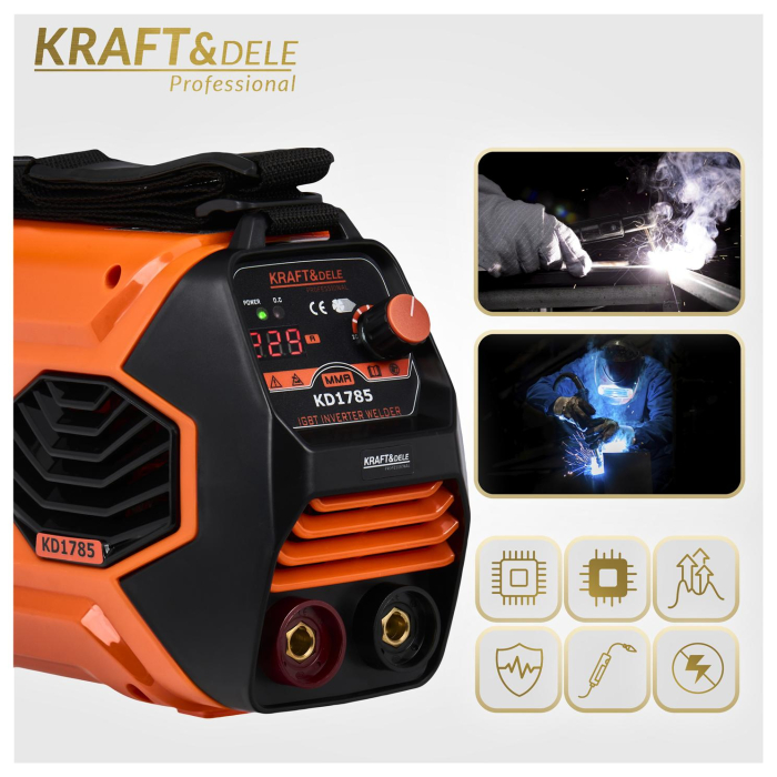 Aparat invertor sudura sudat 330 Amperi + accesorii (KD1785) [18]