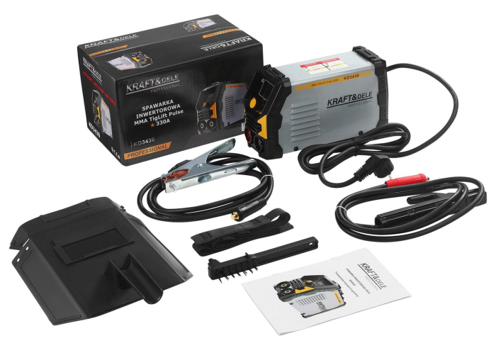 Aparat invertor sudura sudat 330 Amperi LCD + accesorii (KD3430) [14]