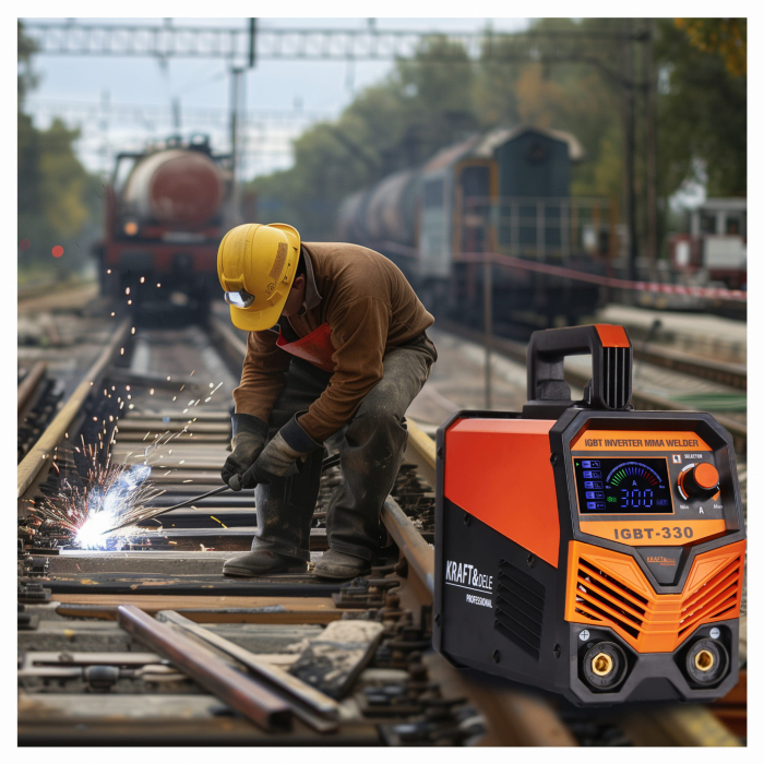 Aparat invertor sudura sudat 330 Amperi LCD IGBT MMA + accesorii (KD1878) [13]