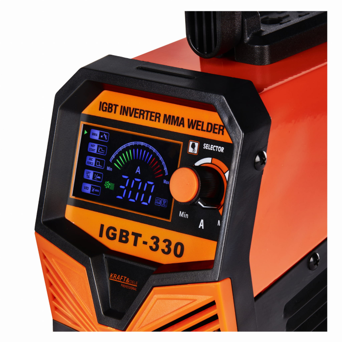 Aparat invertor sudura sudat 330 Amperi LCD IGBT MMA + accesorii (KD1878) [6]