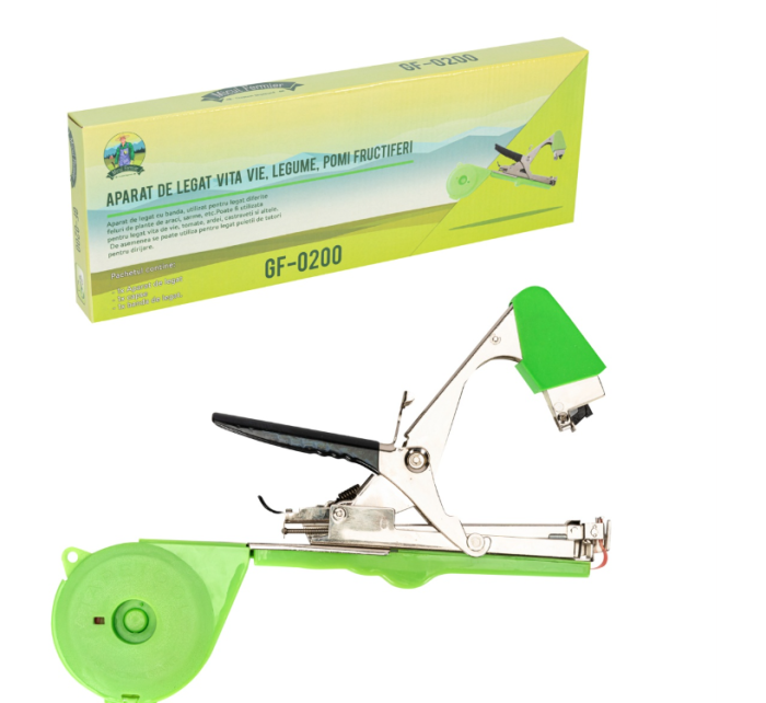Aparat legat vie legume si pomi fructiferi manual ergonomic din otel inoxidabil (GF-0200) [7]