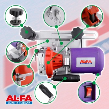 Aparat masina ascutit panza disc circular 800W 90-400mm 6000rpm (ALS8) [4]