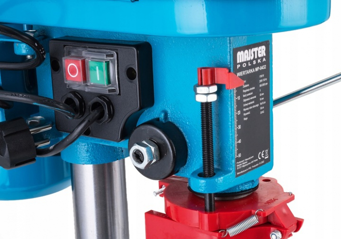 Aparat, masina de gaurit, bormasina fixa 1700W 16mm de banc coloana verticala (MP0432) [3]